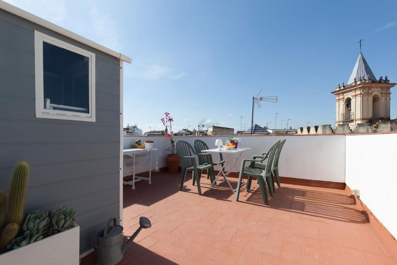 Espectacular Apartamento Con Terraza Privada Parking Sevilla Buitenkant foto