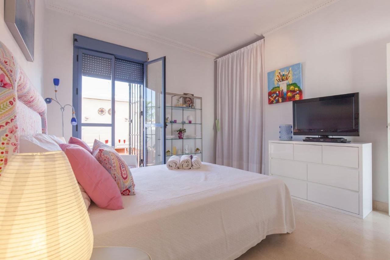 Espectacular Apartamento Con Terraza Privada Parking Sevilla Buitenkant foto