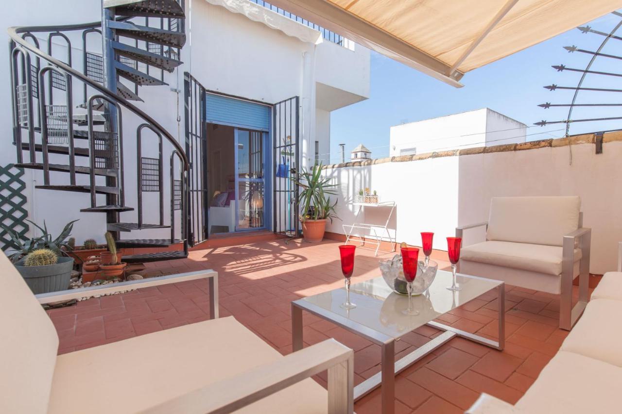 Espectacular Apartamento Con Terraza Privada Parking Sevilla Buitenkant foto